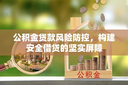 高陵公积金贷款风险防控，构建安全借贷的坚实屏障