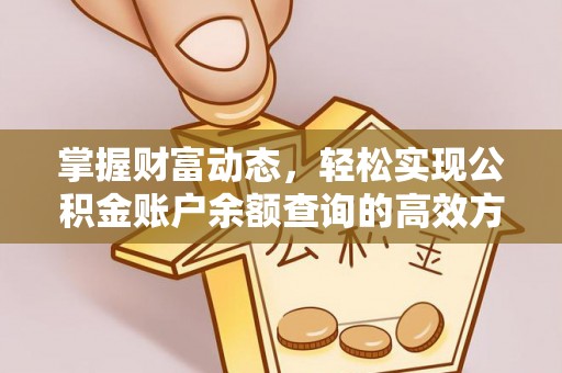 高陵掌握财富动态，轻松实现公积金账户余额查询的高效方法