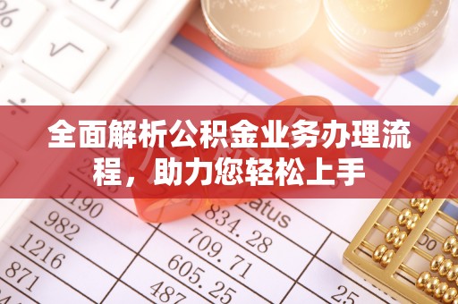 高陵全面解析公积金业务办理流程，助力您轻松上手