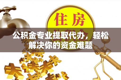 高陵公积金专业提取代办，轻松解决你的资金难题
