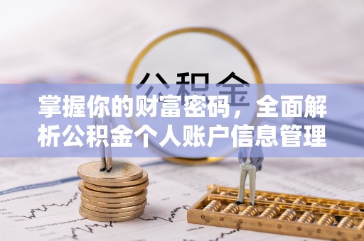 高陵掌握你的财富密码，全面解析公积金个人账户信息管理与优化