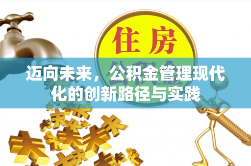 高陵迈向未来，公积金管理现代化的创新路径与实践