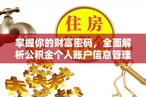 高陵掌握你的财富密码，全面解析公积金个人账户信息管理