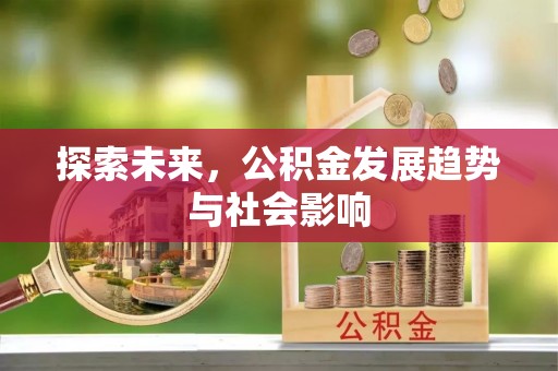 高陵探索未来，公积金发展趋势与社会影响