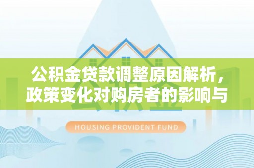 高陵公积金贷款调整原因解析，政策变化对购房者的影响与应对