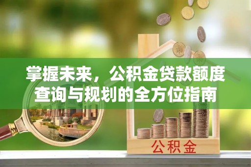 高陵掌握未来，公积金贷款额度查询与规划的全方位指南