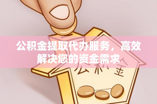高陵公积金提取代办服务，高效解决您的资金需求