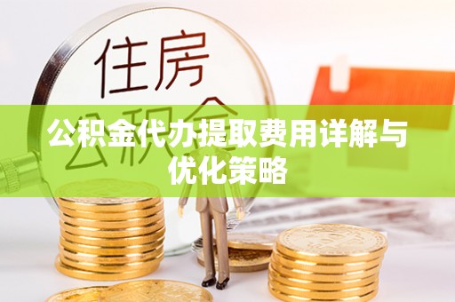 高陵公积金代办提取费用详解与优化策略