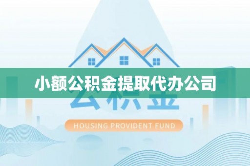 高陵小额公积金提取代办公司